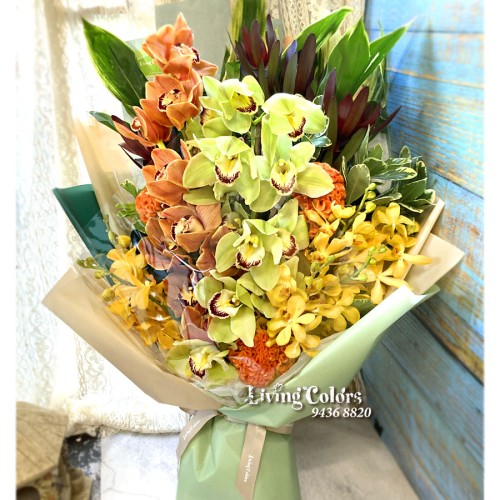 Mixed Cymbidium Bouquet